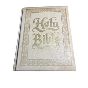 Holy Bible – KJV – 1950s–1970s – Unmarked – Family Edition – GUC - Illustrations